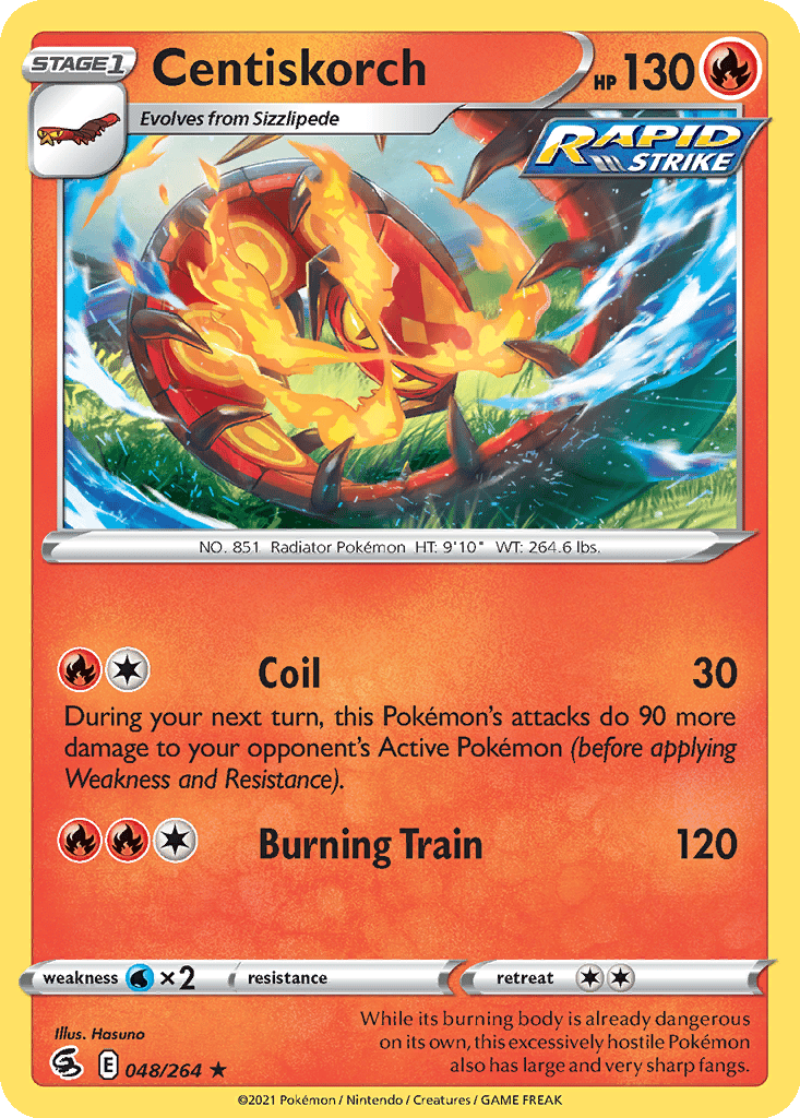 Centiskorch card
