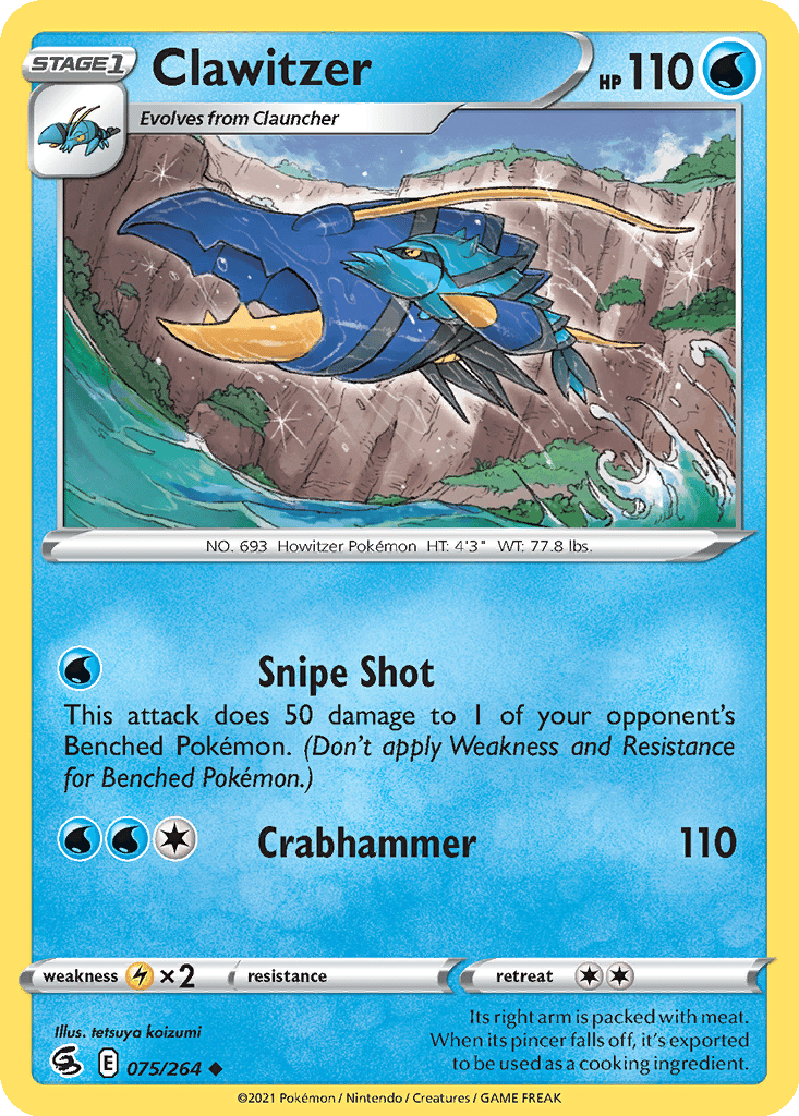 Clawitzer card