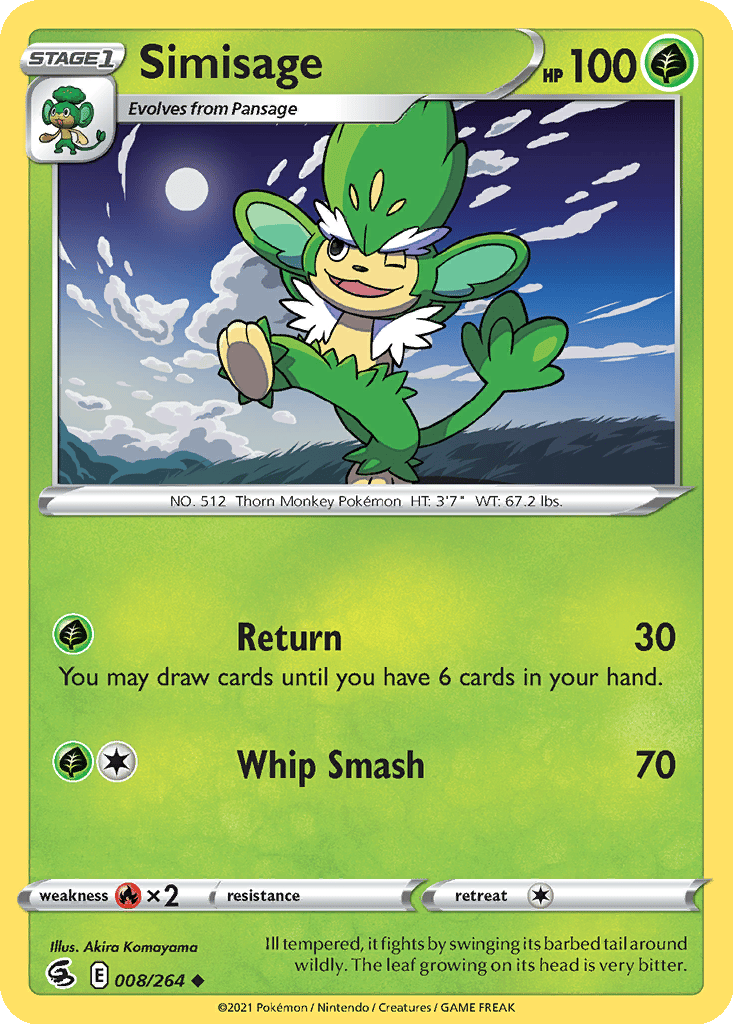 Simisage card