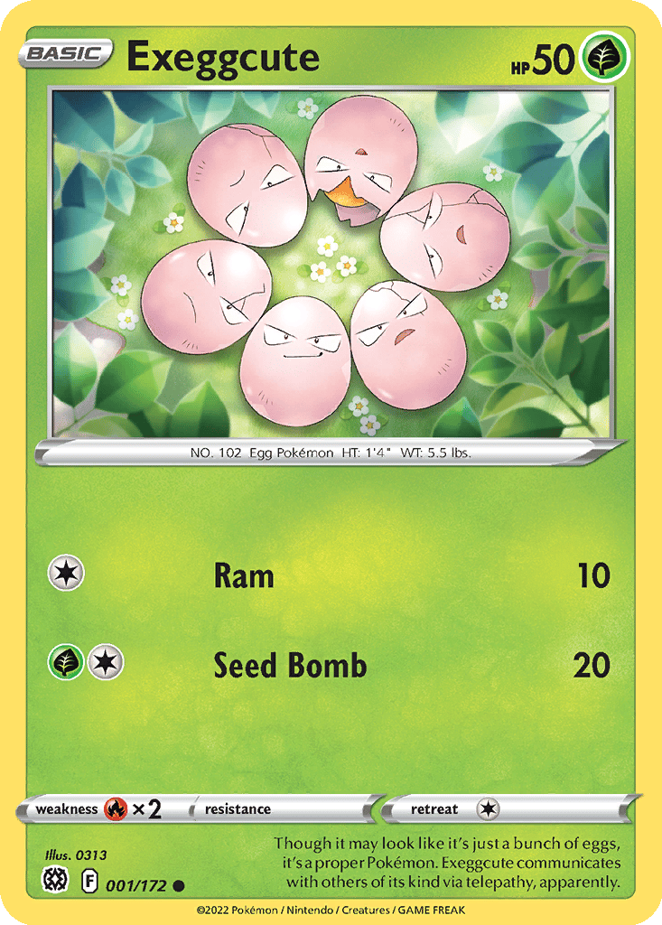 Exeggcute card