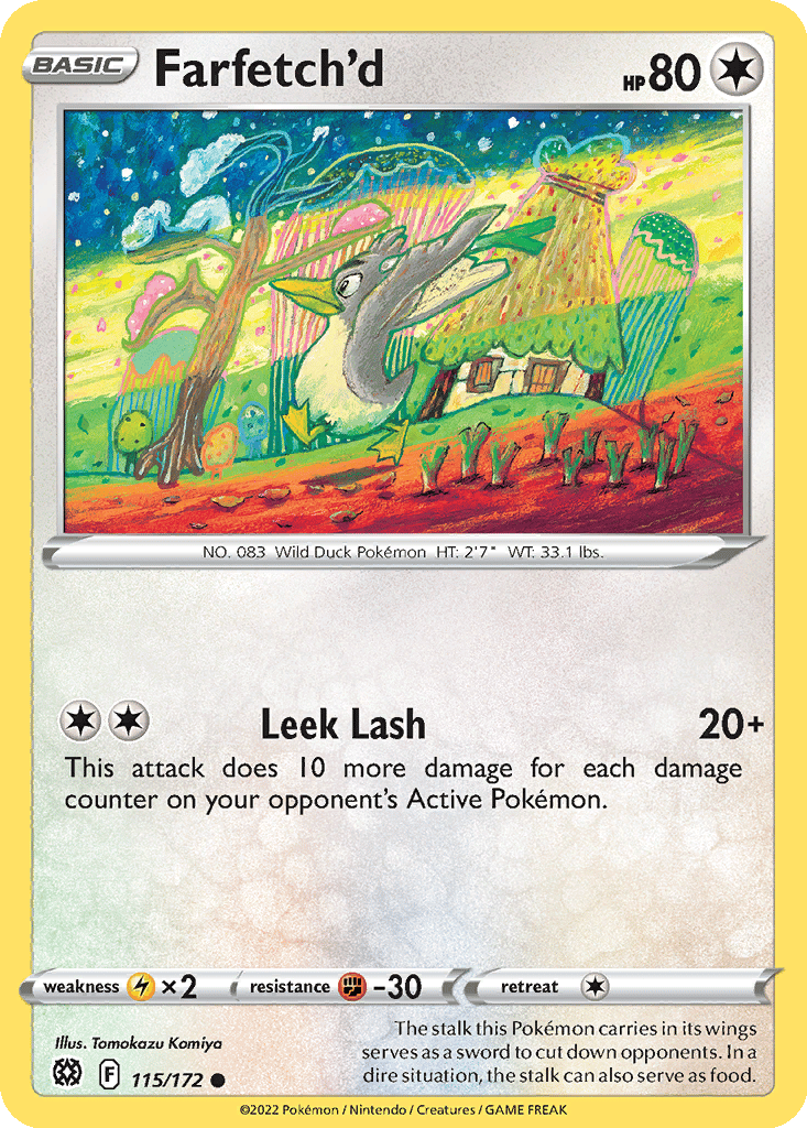 Farfetch'd card