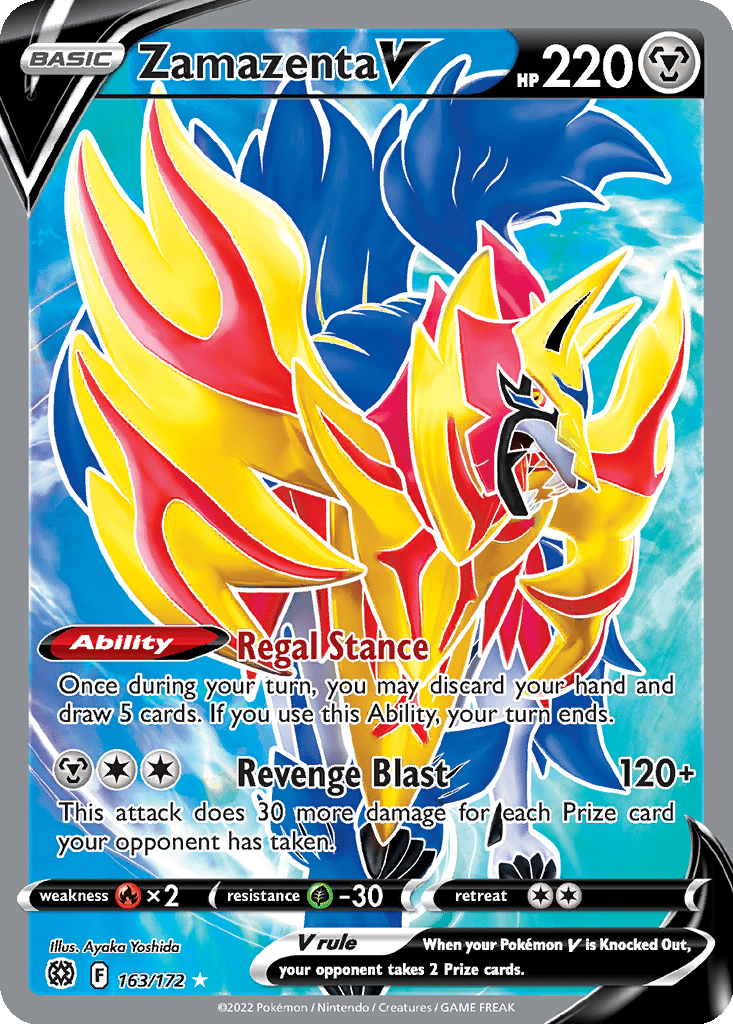 Zamazenta V card