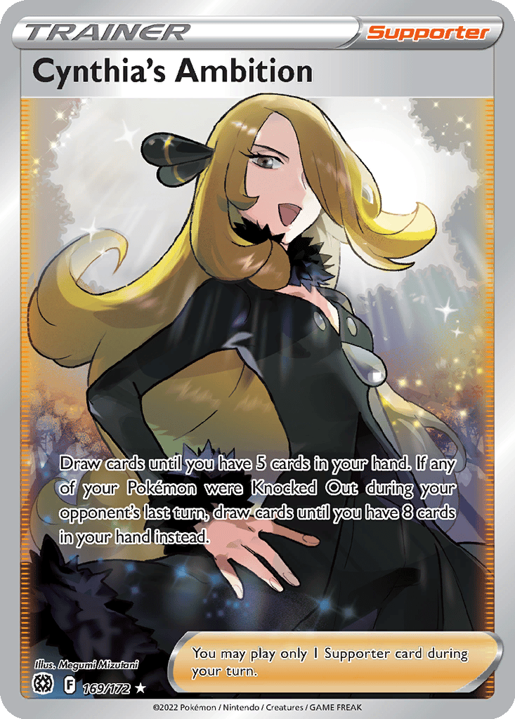 Cynthia's Ambition card