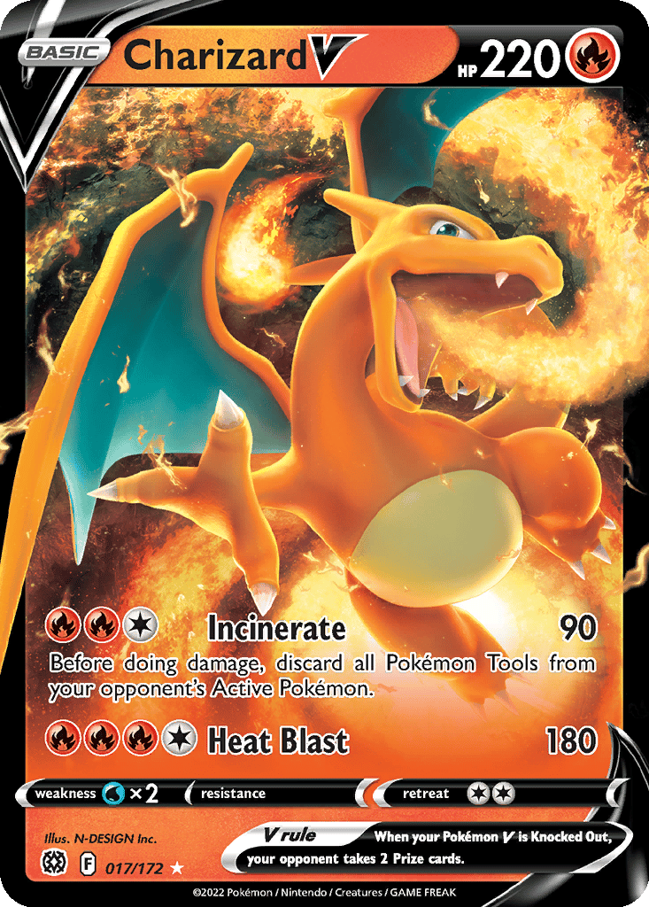 Charizard V card