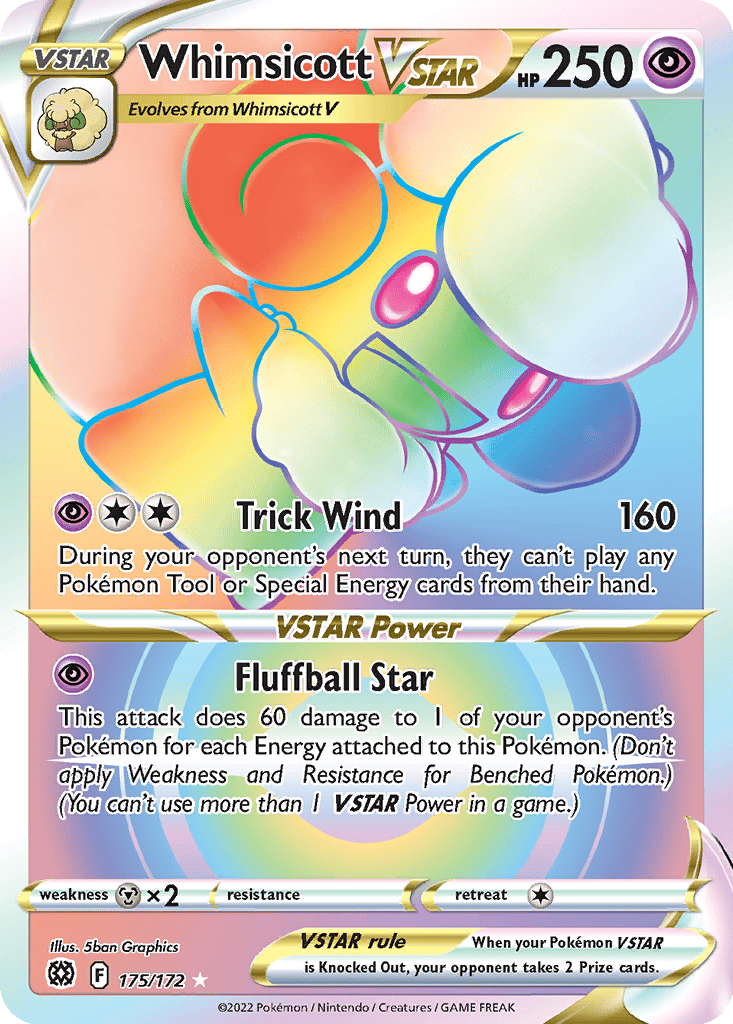 Whimsicott VSTAR card