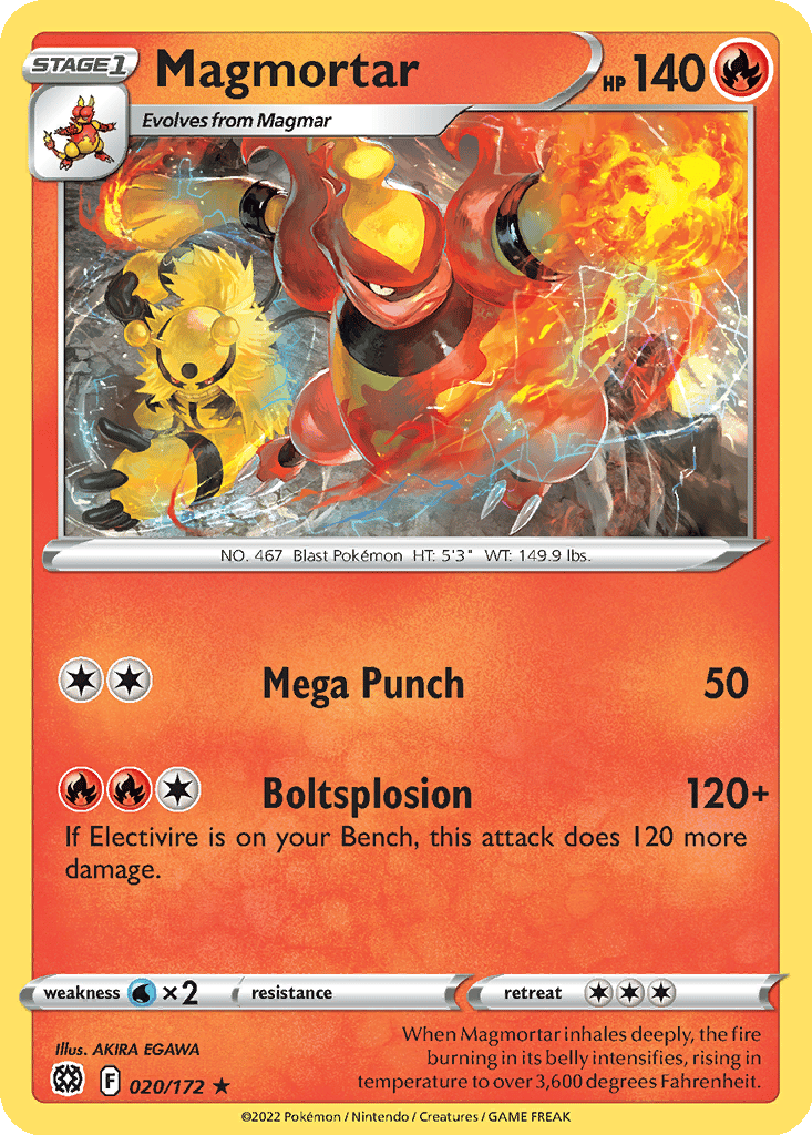 Magmortar card