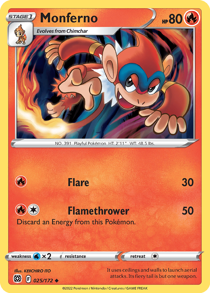 Monferno card