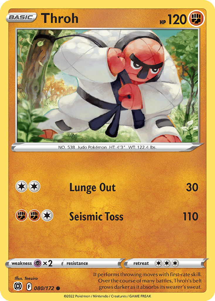 throh pokemon card value Pokemon TCG - s9 - 056/100 (C)