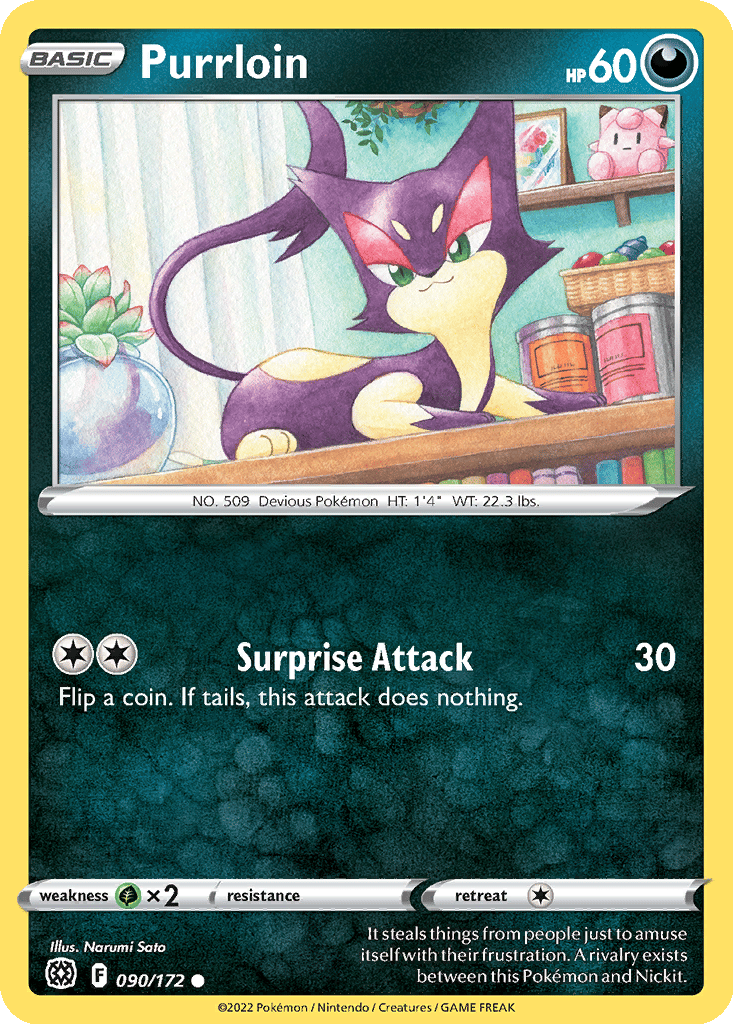 Purrloin card