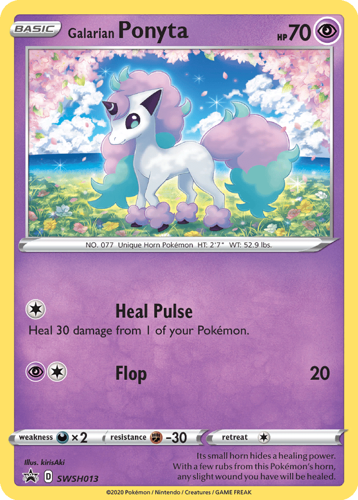 Galarian Ponyta card