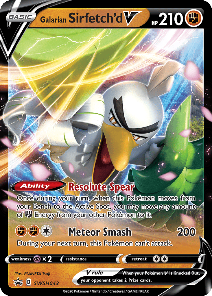 Galarian Sirfetch'd V card