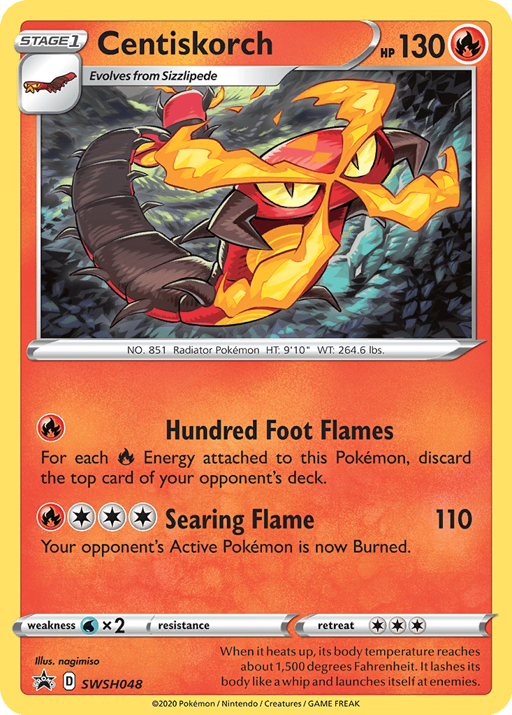 Centiskorch card
