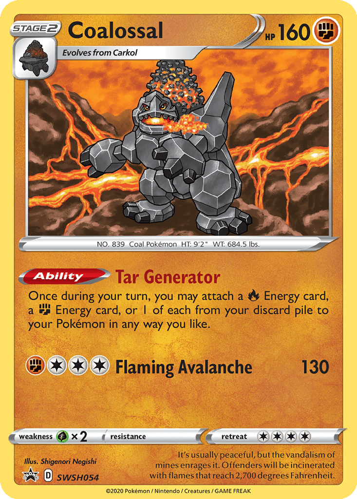 Coalossal card