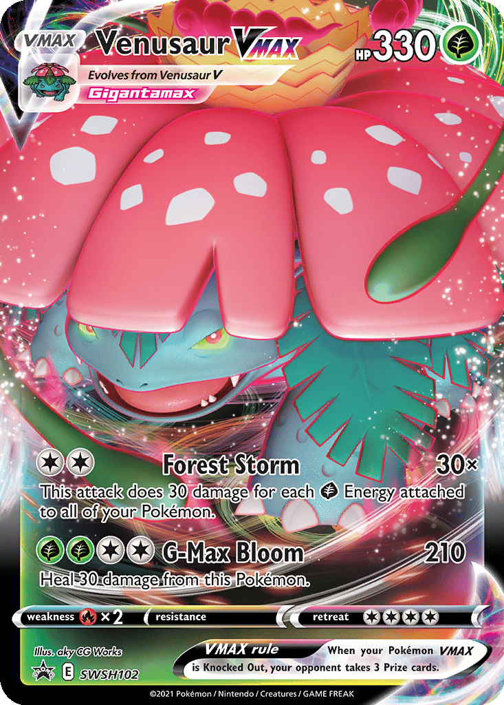 Venusaur VMAX card