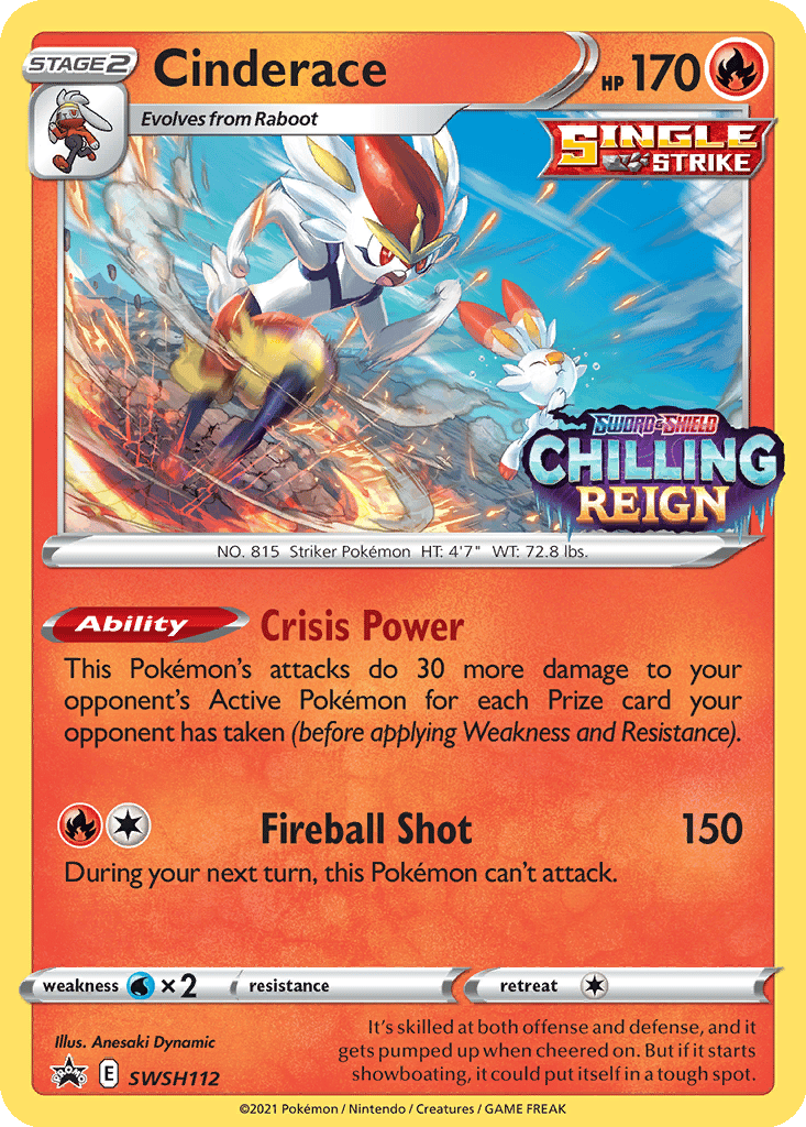 Cinderace card