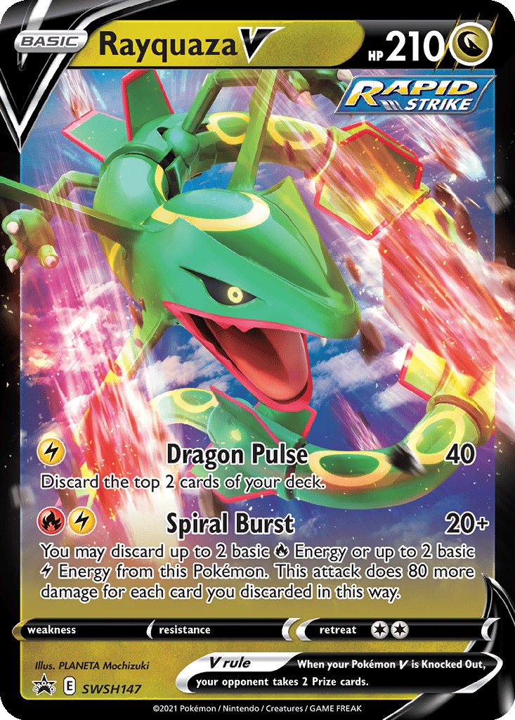 Rayquaza V card
