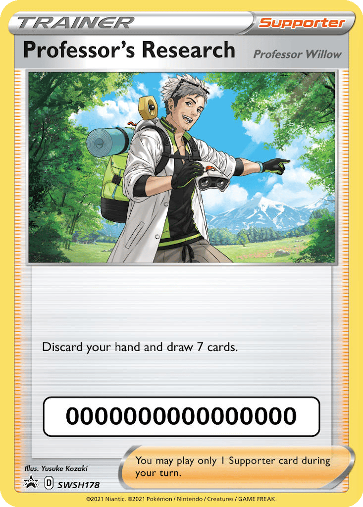 Professor's Research (Professor Willow) card