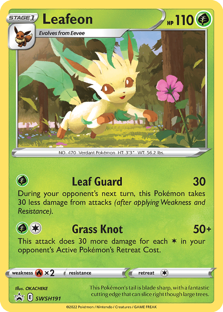 Leafeon card