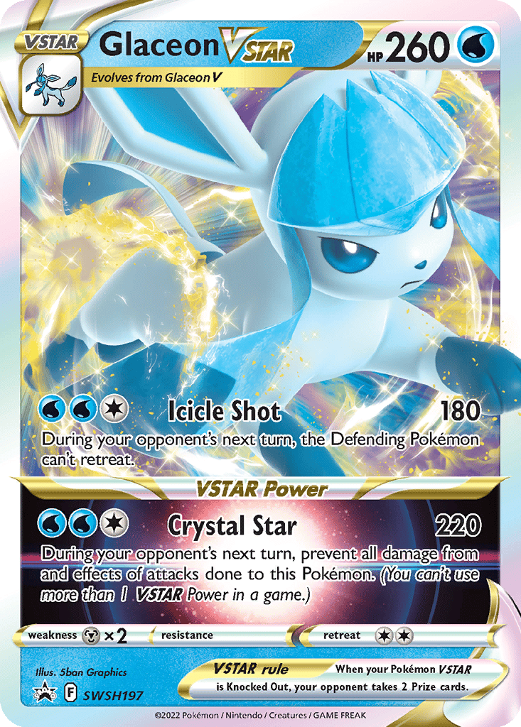 Glaceon VSTAR card