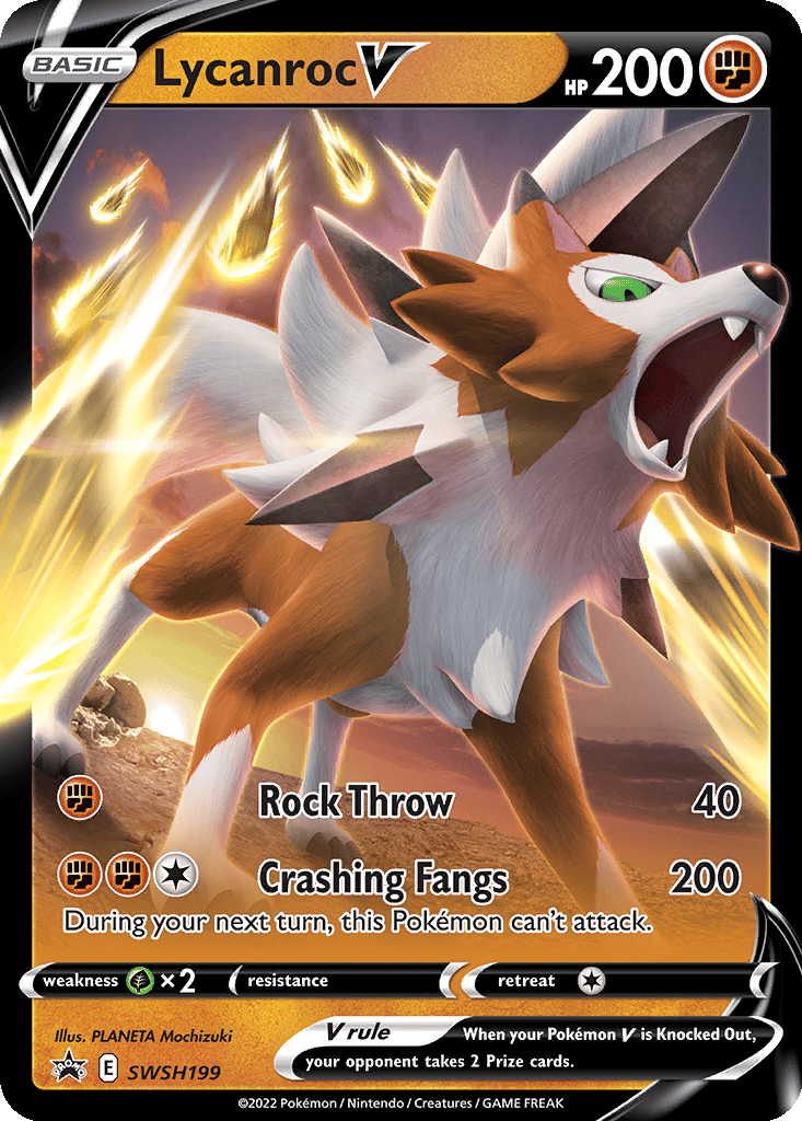 Lycanroc V card