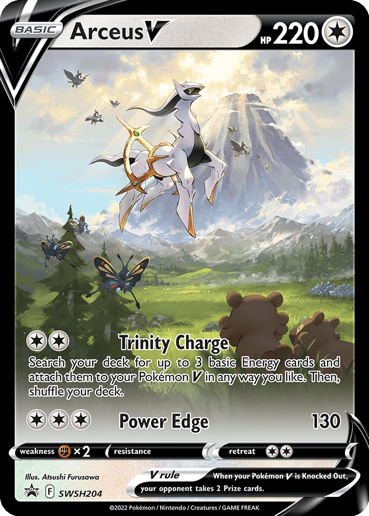 Arceus V card