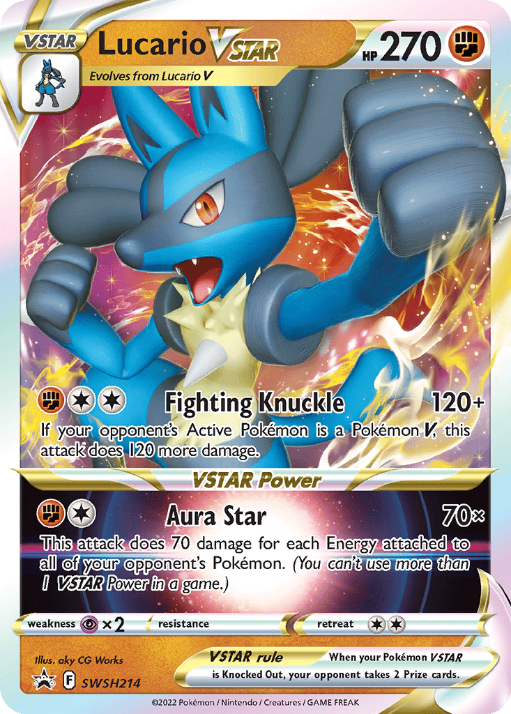 Lucario VSTAR card