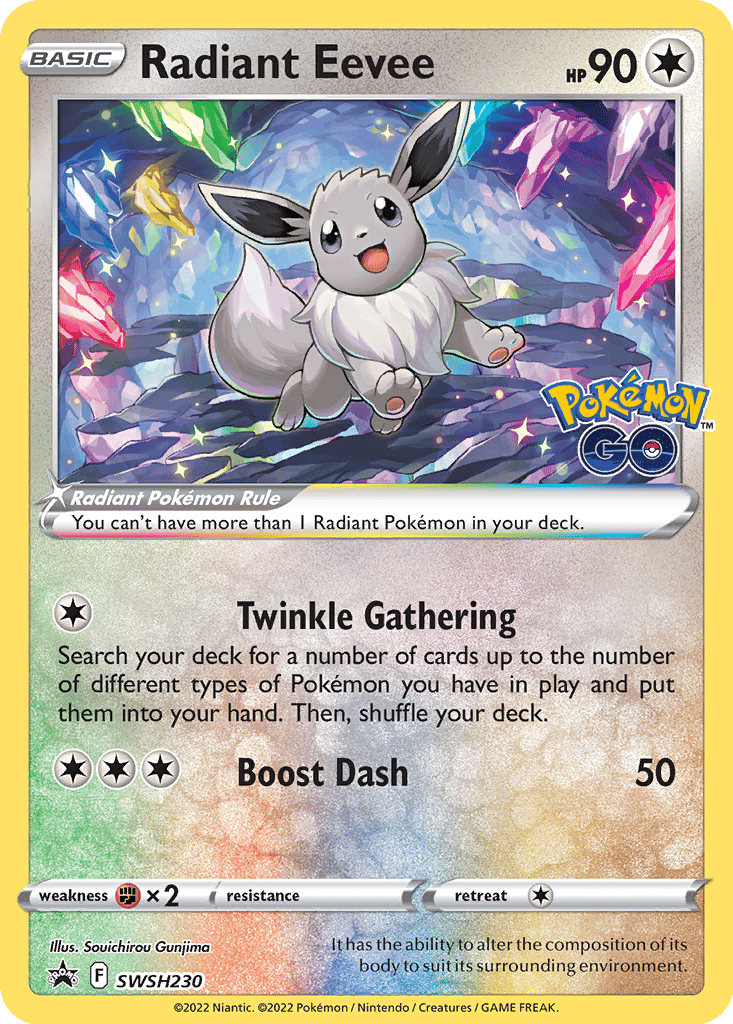 Radiant Eevee card
