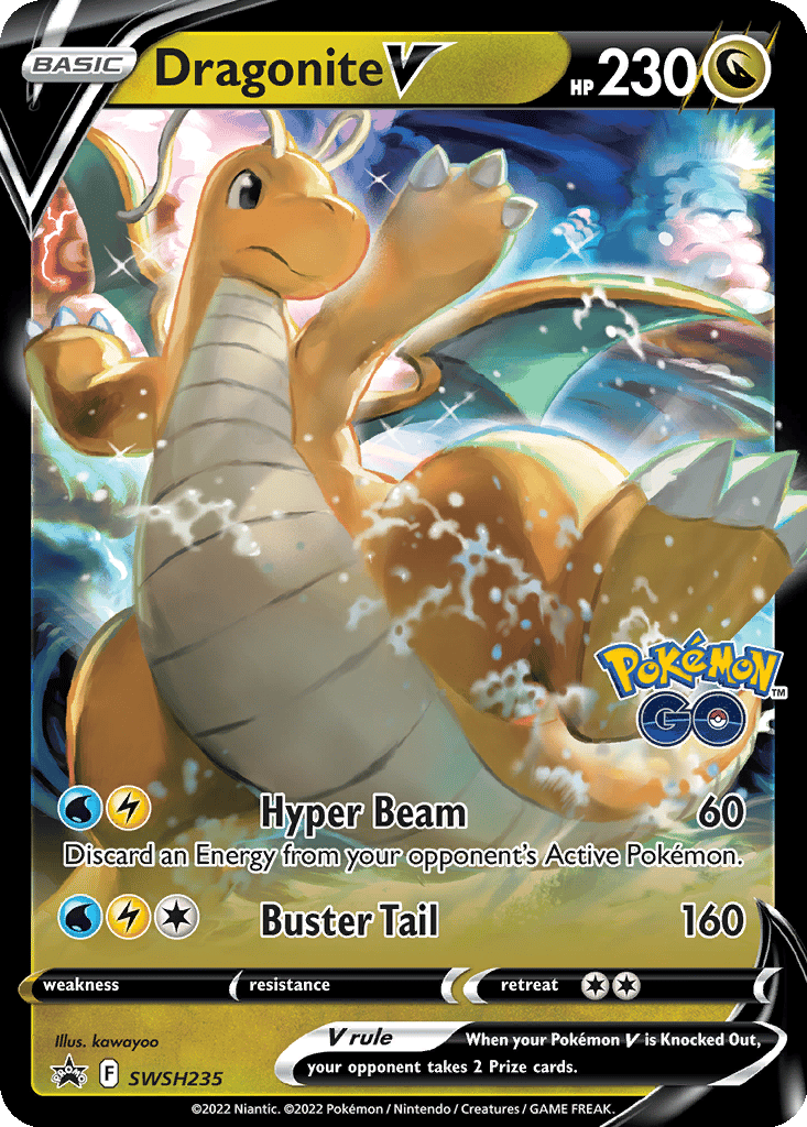 Dragonite V card