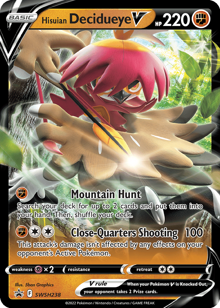 Hisuian Decidueye V card