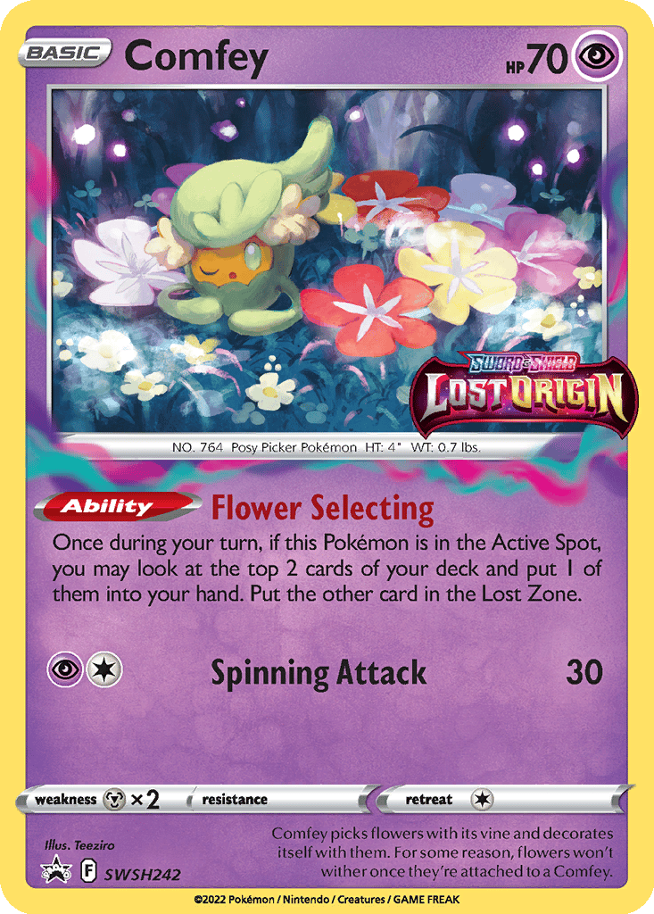 Comfey card