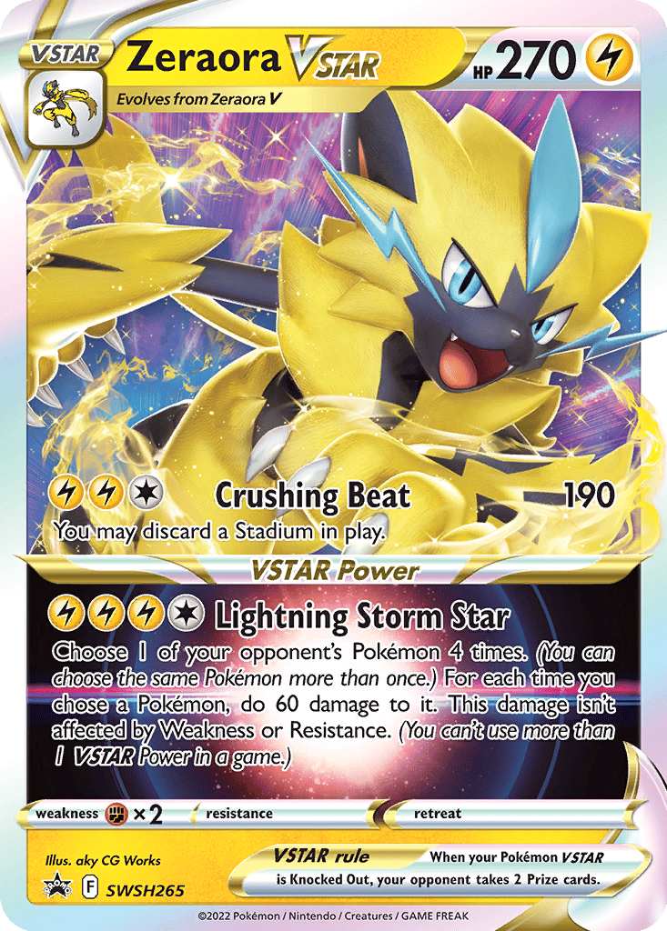 Zeraora VSTAR card