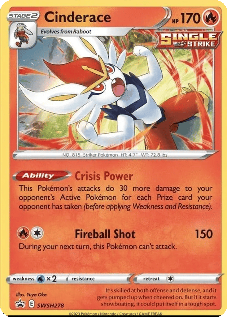 Cinderace card