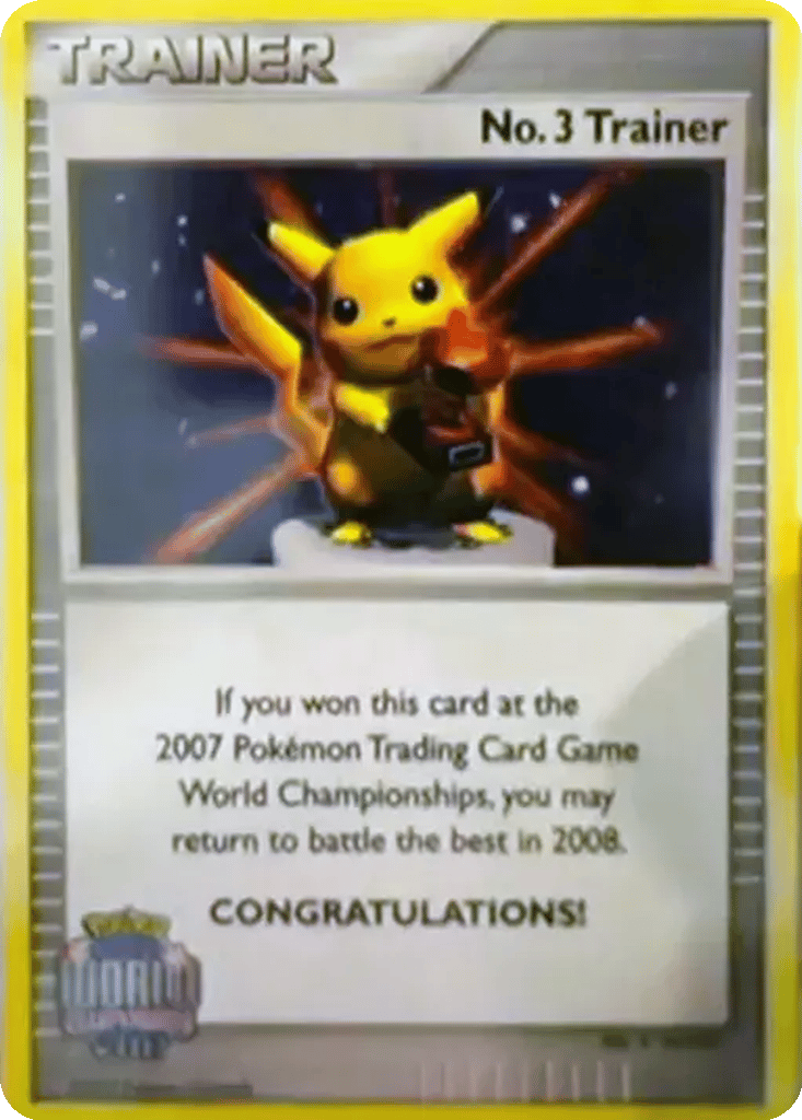 No. 3 Trainer card