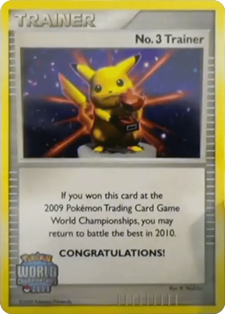 No. 3 Trainer card