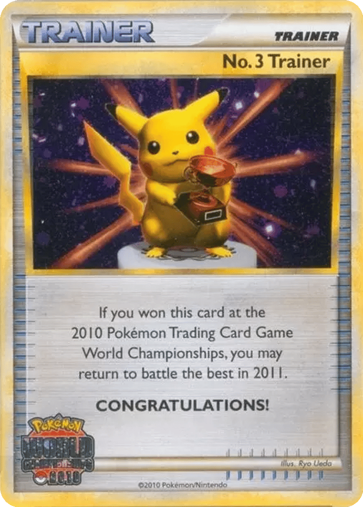 No. 3 Trainer card