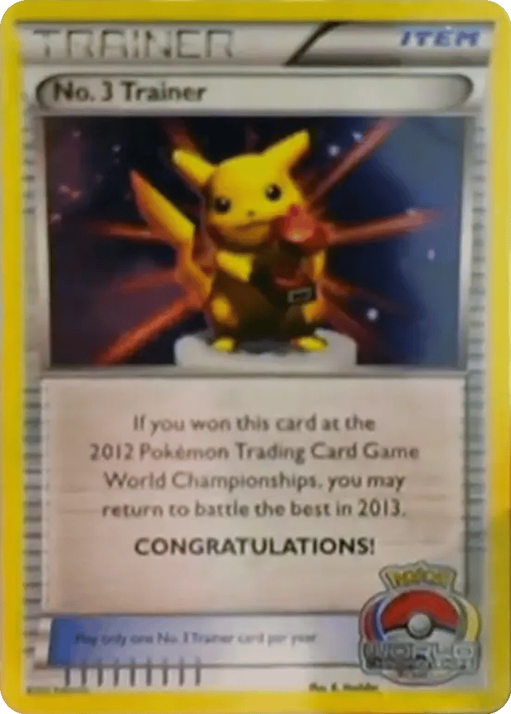 No. 3 Trainer card