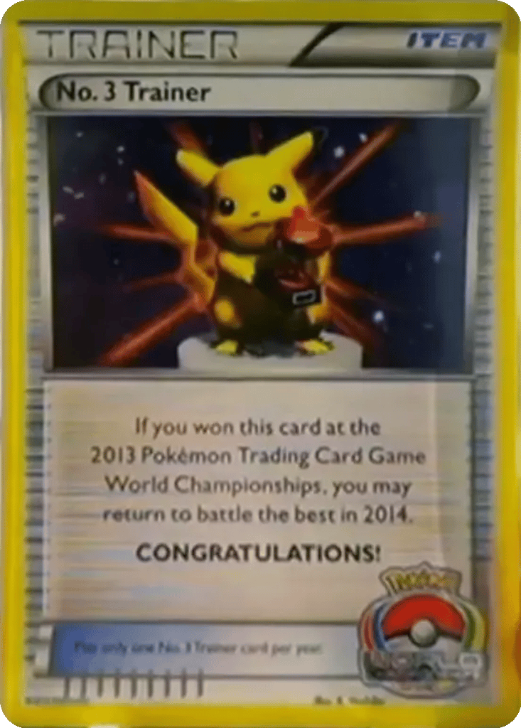 No. 3 Trainer card