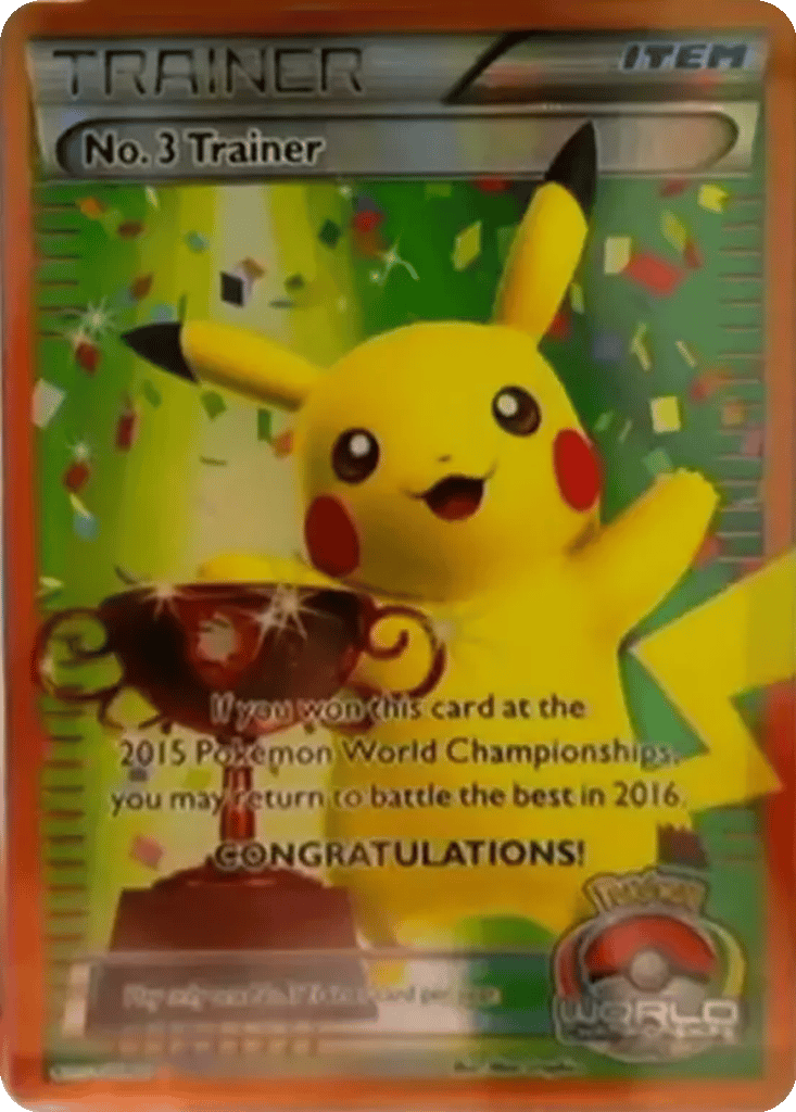 No. 3 Trainer card