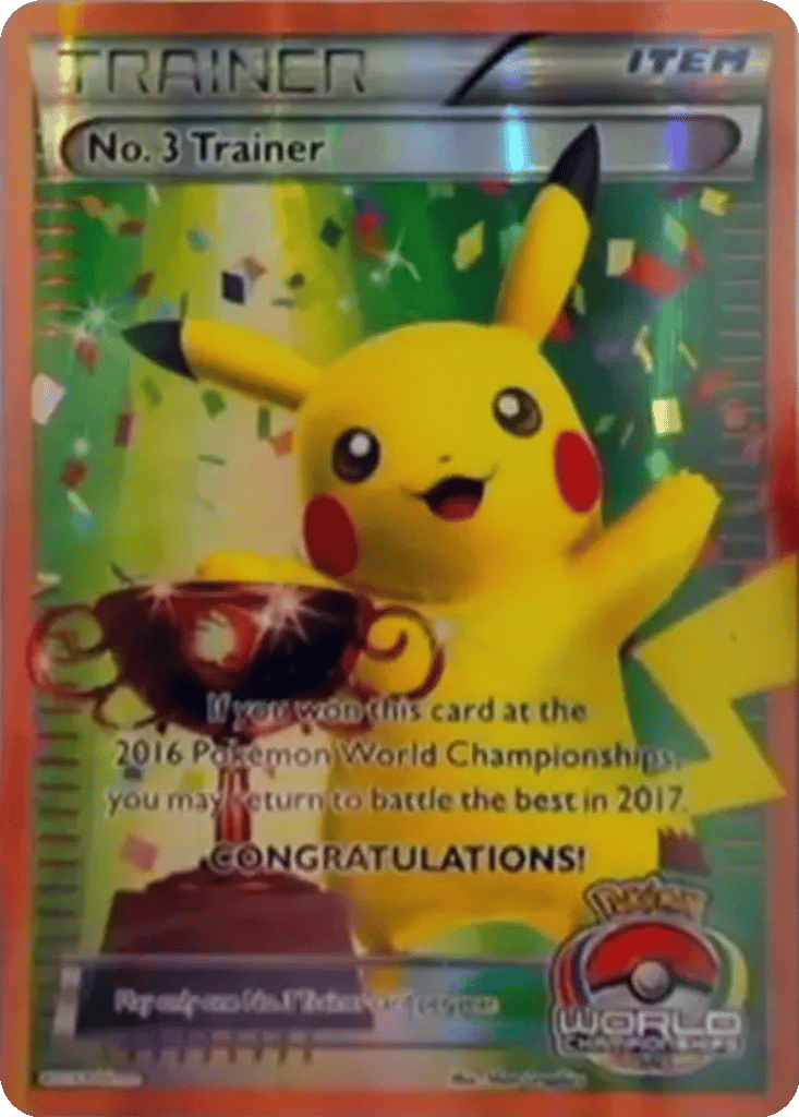 No. 3 Trainer card