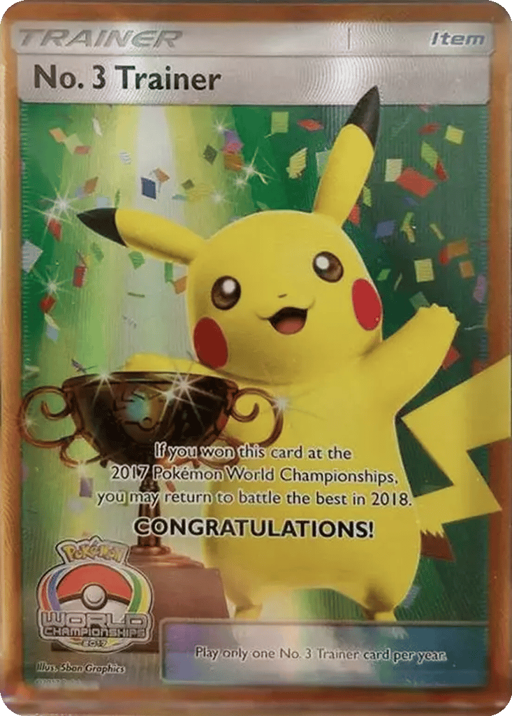 No. 3 Trainer card