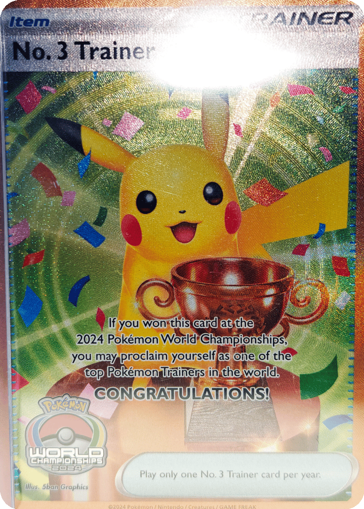 No. 3 Trainer card