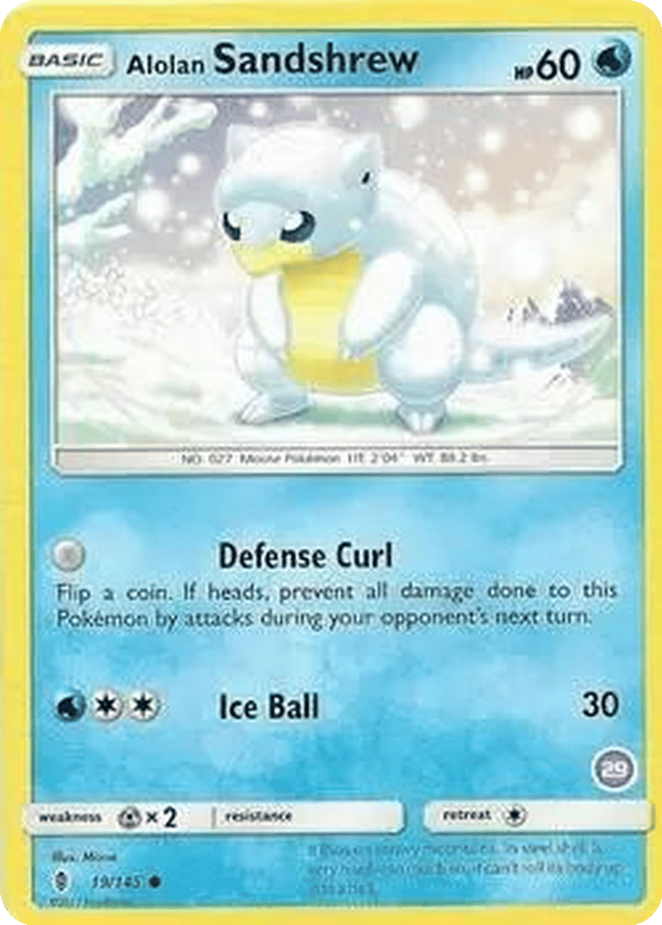 Alolan Sandshrew card
