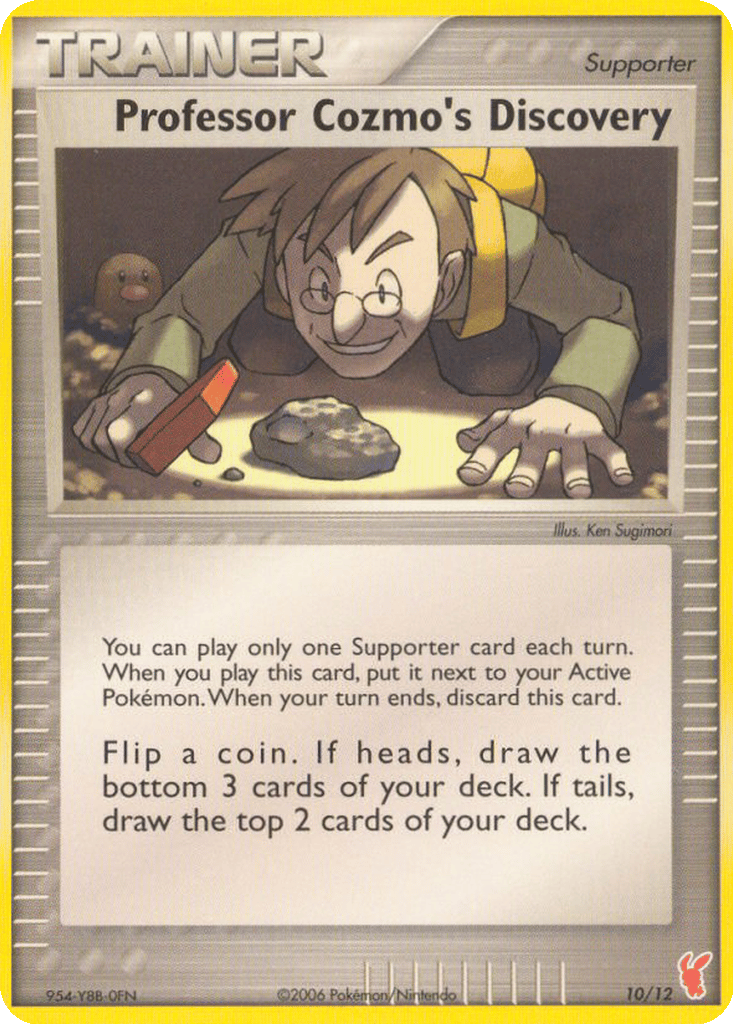 Professor Cozmo's Discovery card