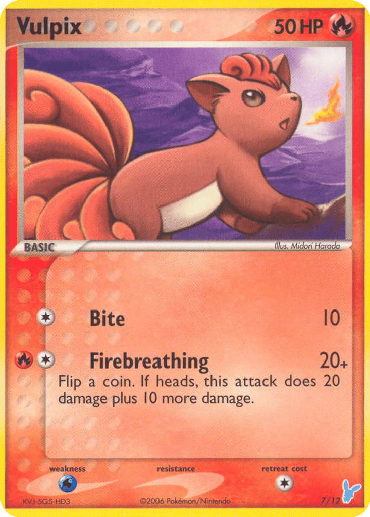 Vulpix card