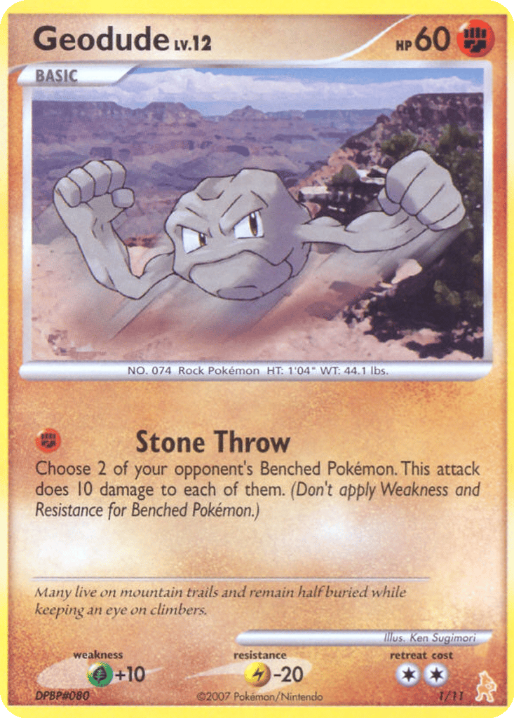 Geodude card