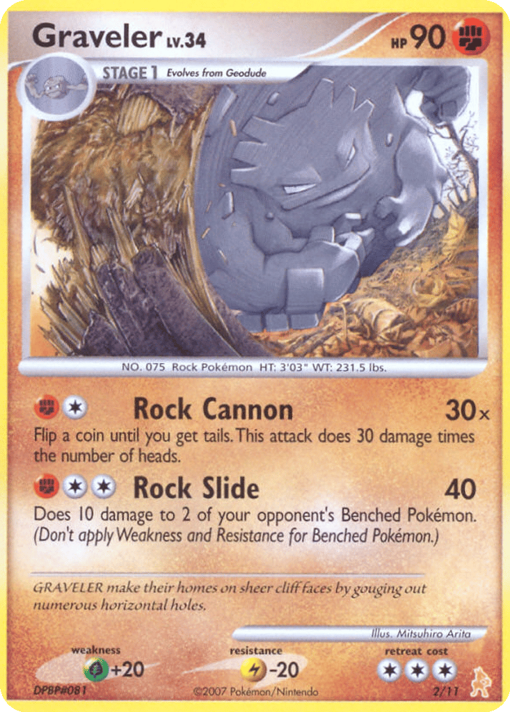 Graveler card