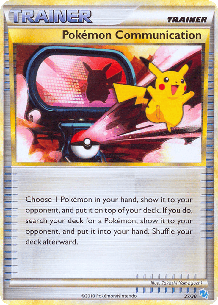 Pokémon Communication card