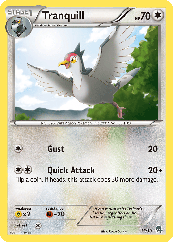 Tranquill card