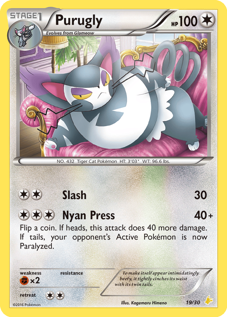 Purugly card