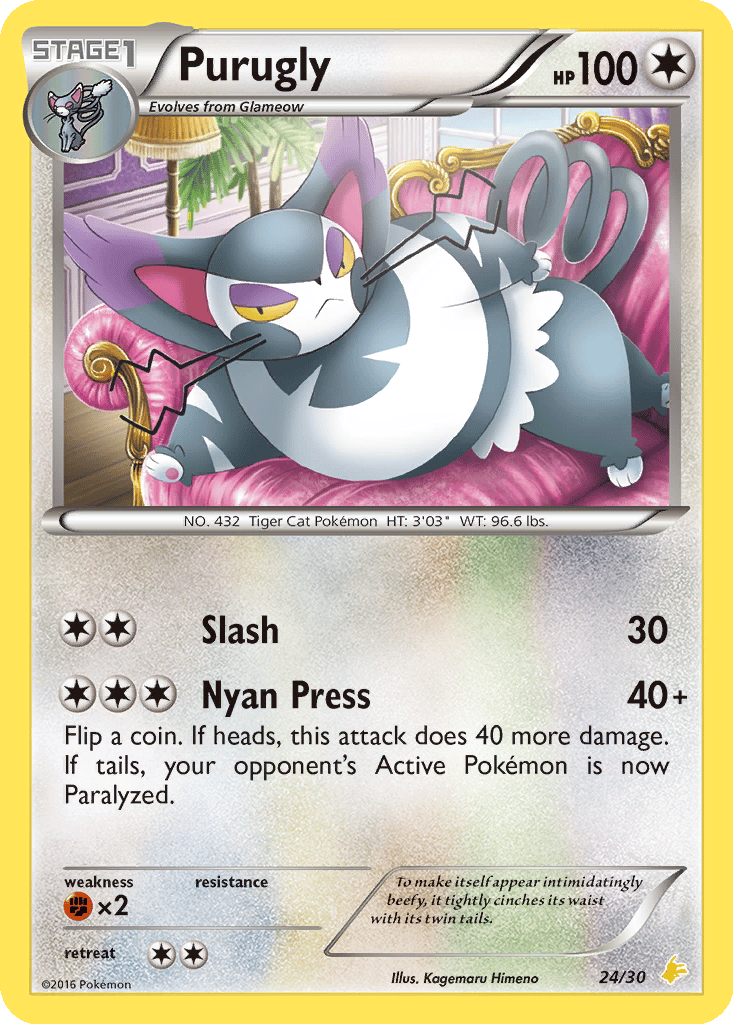 Purugly card
